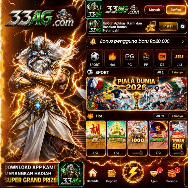 33AG - Situs Resmi Slot Online dan Pilihan Game PG Soft