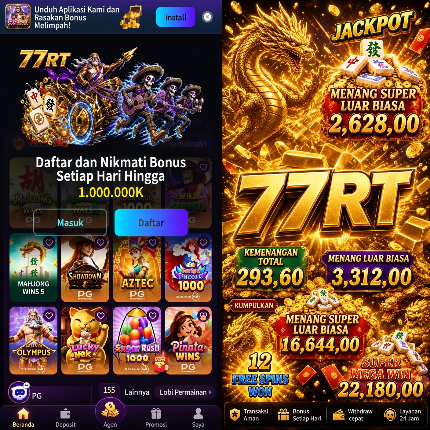 77RT - 77rt Slot Indonesia Jadi Pilihan untuk Menjelajahi Tema Slot Online Berbeda