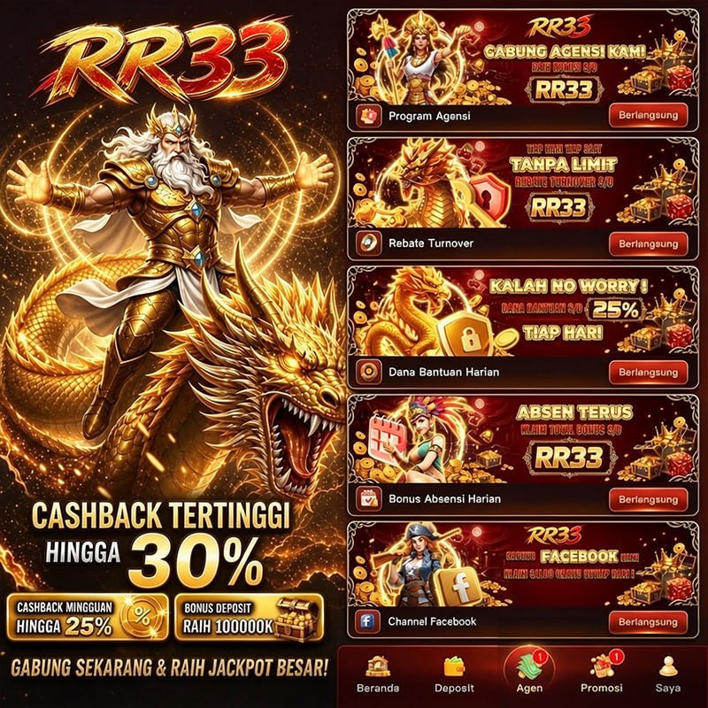 RR33 - Jelajahi Ragam Slot Online dengan Tema Menarik
